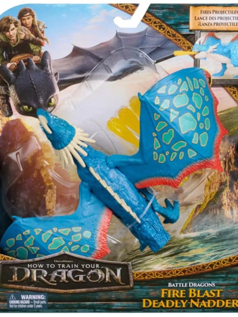 How To Train Your Dragon Battle Dragons Fire Blast Deadly Nadder 10” Dream Works
